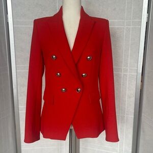 Veronica Beard Red Miller Dickey Jacket sz 6